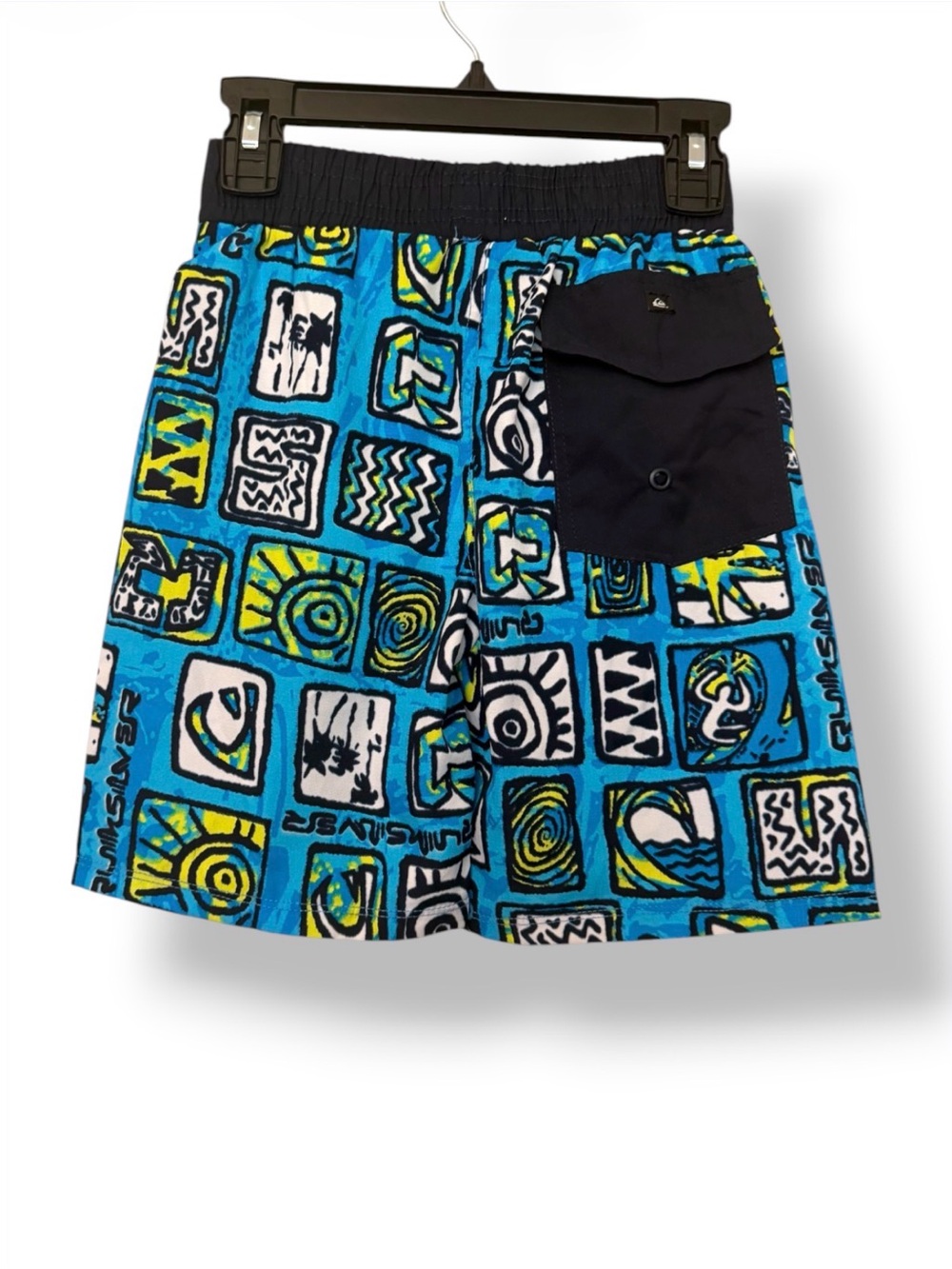 QuikSilver Patterned Swim Trunks - Picture 2 of 5